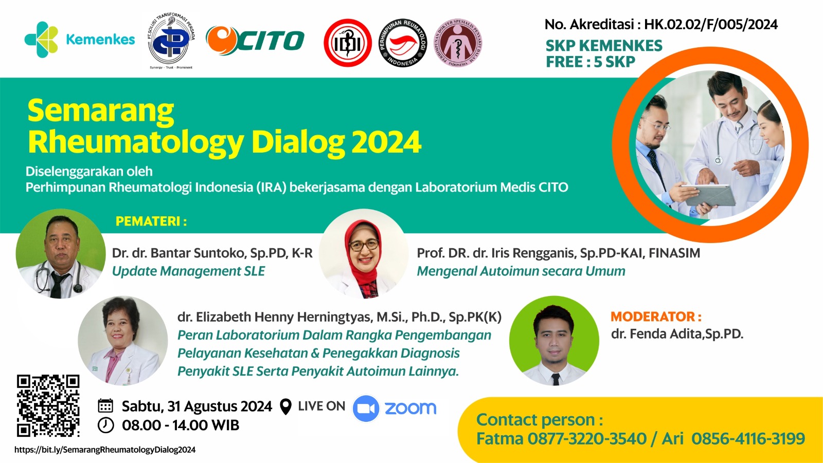 Semarang Rheumatology Dialog 2024. Update Management SLE