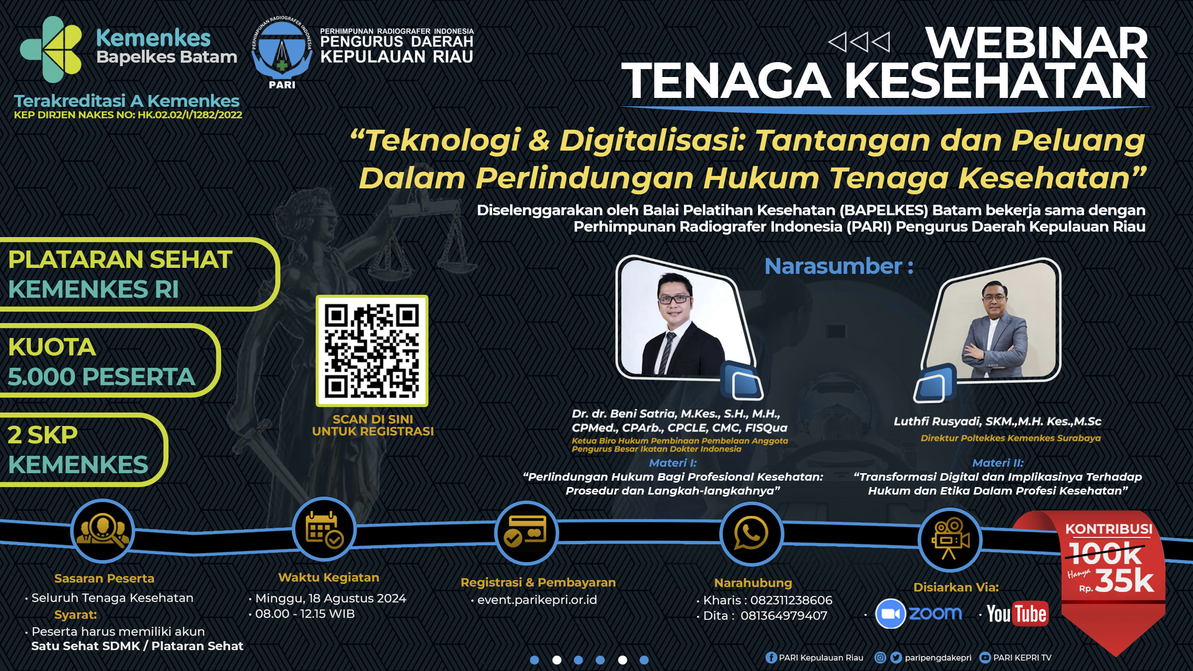 TEKNOLOGI DAN DIGITALISASI TANTANGAN DAN PELUANG DALAM PERLINDUNGAN HUKUM TENAGA KESEHATAN