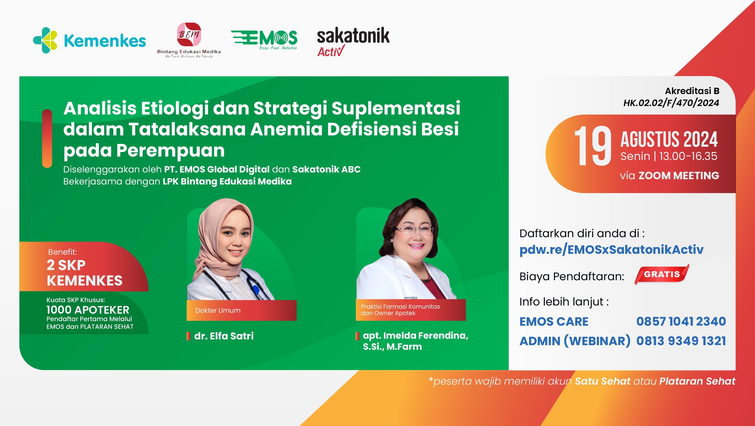 ANALISIS ETIOLOGI DAN STRATEGI SUPLEMENTASI DALAM TATALAKSANA ANEMIA DEFIENSI BESI PADA PEREMPUAN
