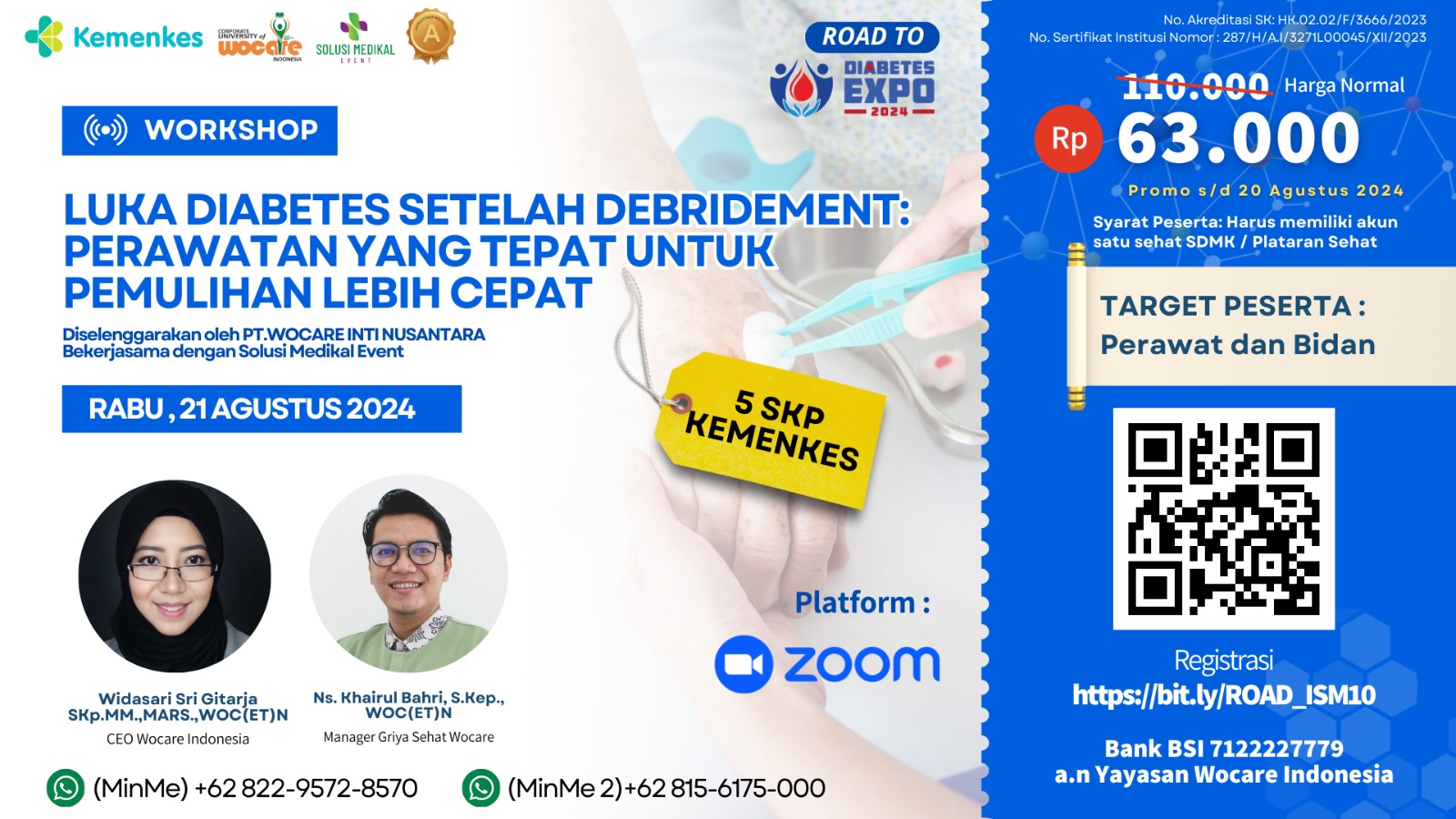 WORKSHOP LUKA DIABETES SETELAH DEBRIDEMENT PERAWATAN YANG TEPAT UNTUK PEMULIHAN LEBIH CEPAT