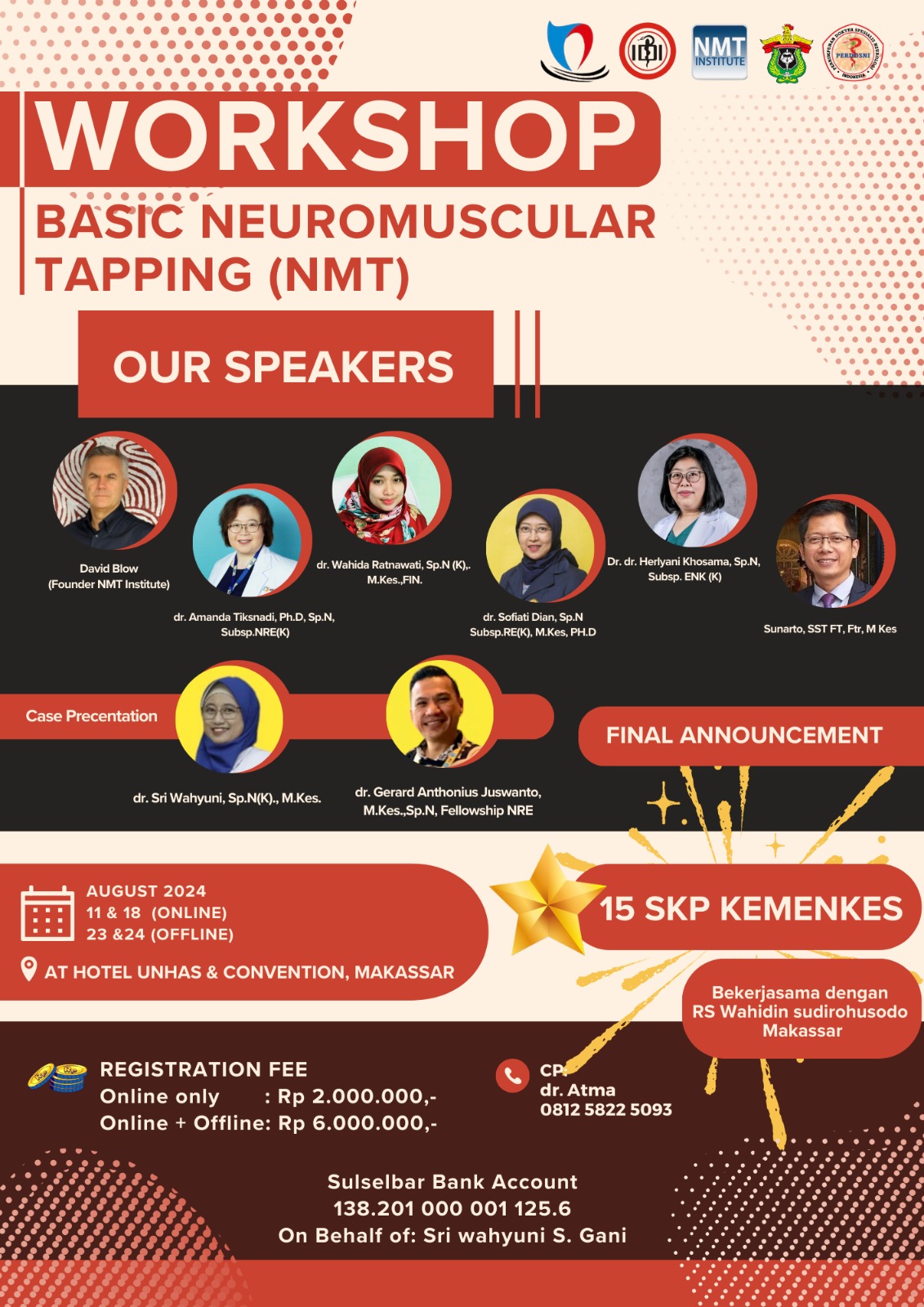 Workshop Basic Neuromuscular Taping (NMT) Course 2024