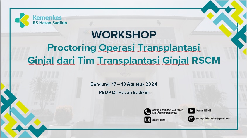 Proctoring Operasi Transplantasi Ginjal dari Tim Transplantasi Ginjal RSCM