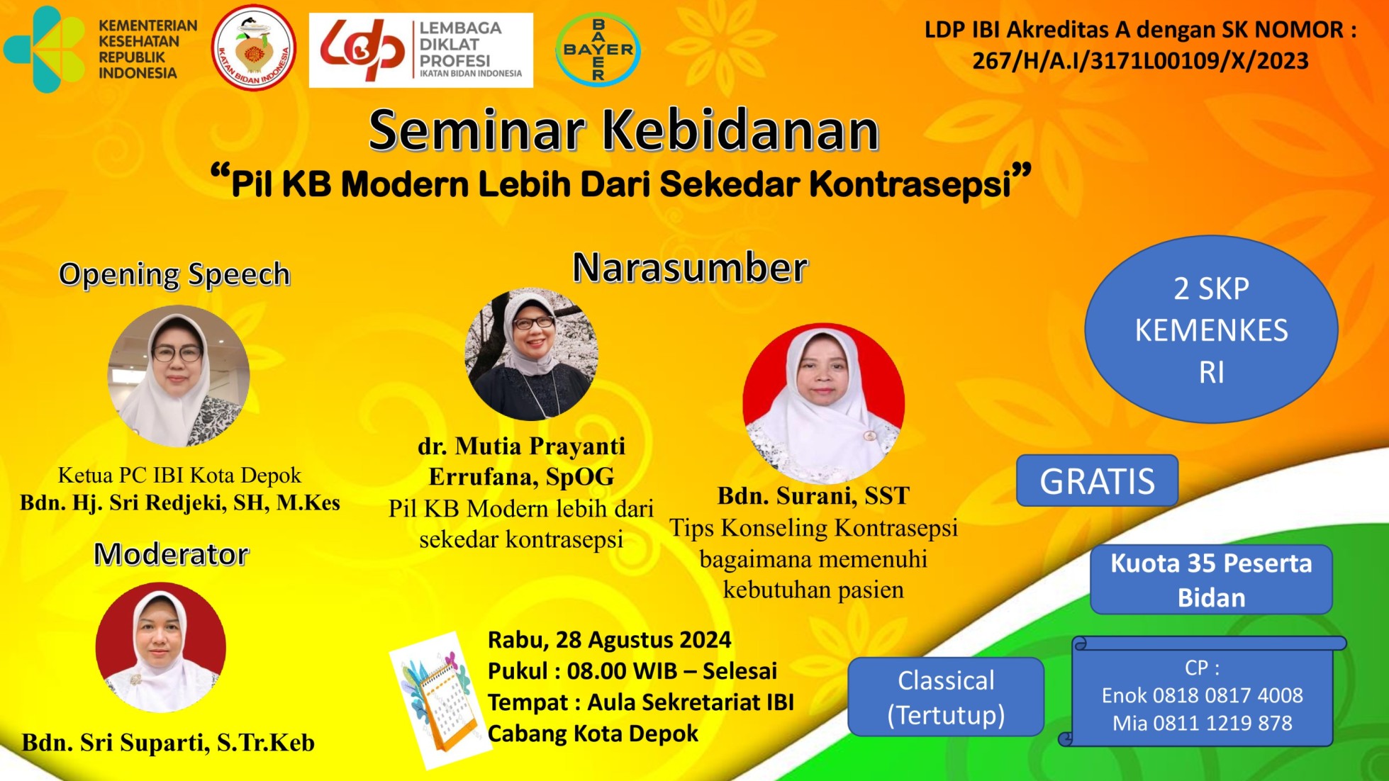 Pil KB Modern Lebih Dari Sekedar Kontrasepsi