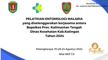 Pelatihan Entomologi Malaria Untuk Petugas Puskesmas Kabupaten Katingan