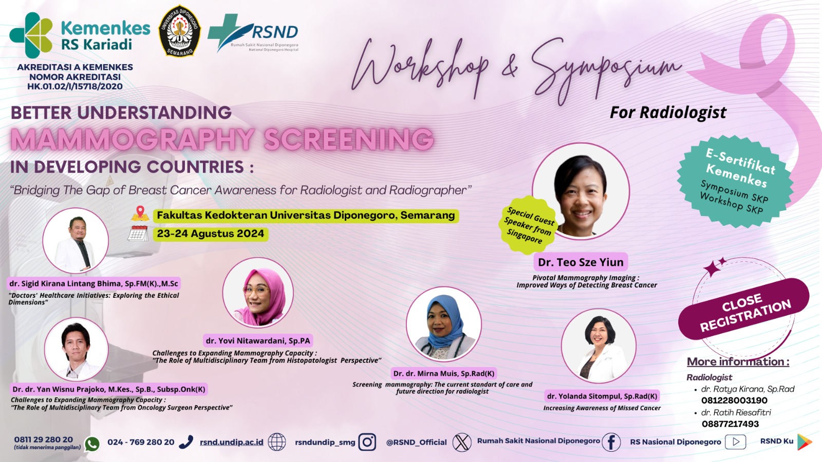 SYMPOSIUM BETTER UNDERSTANDING MAMMOGRAPHY SCREENING IN DEVELOPING COUNTRIES  Bridging The Gap of Breast Cancer Awareness for Radiologist