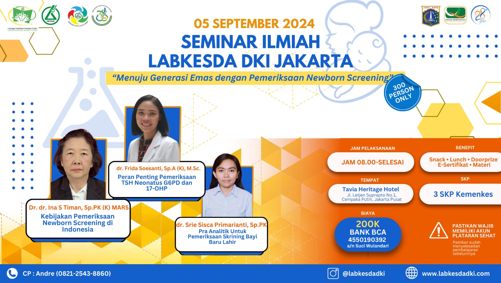 Seminar Menuju Generasi Emas Dengan Pemeriksaan Newborn Screening