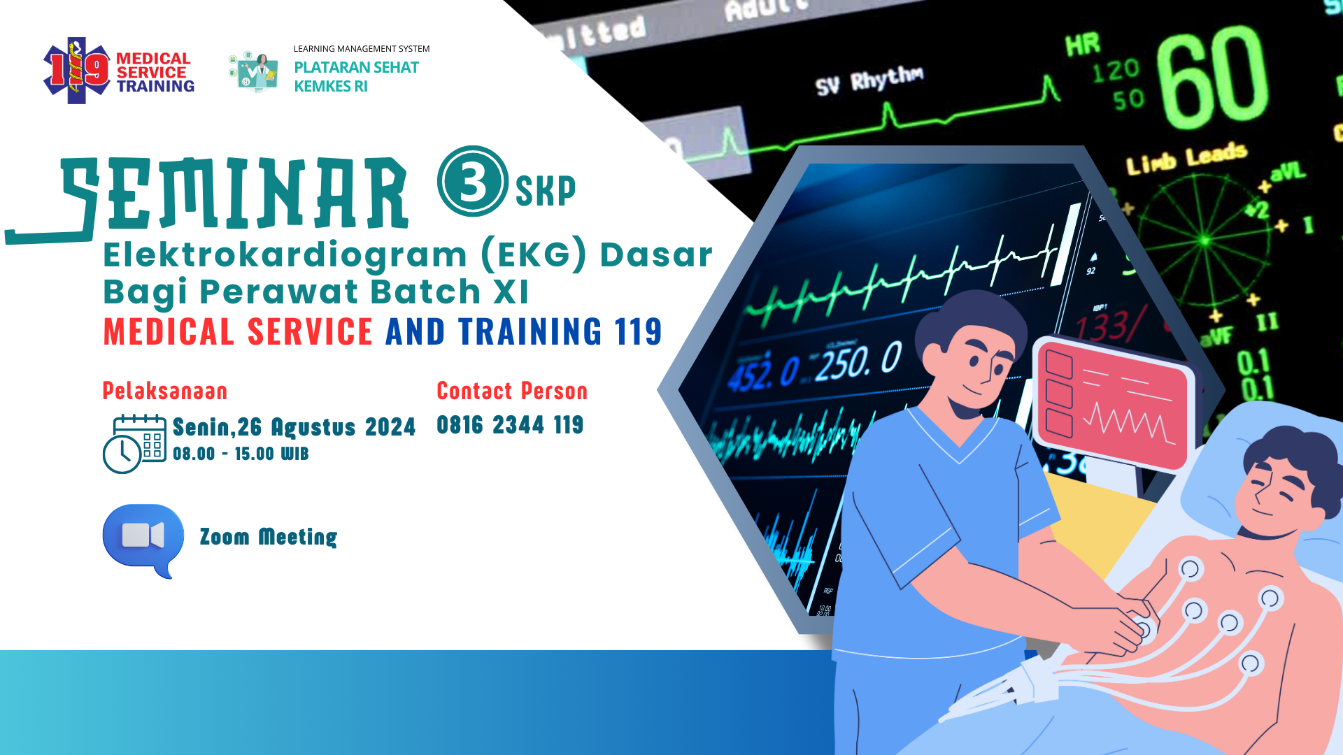 Seminar Elektrokardiogram (EKG) Dasar Bagi Perawat Batch XI