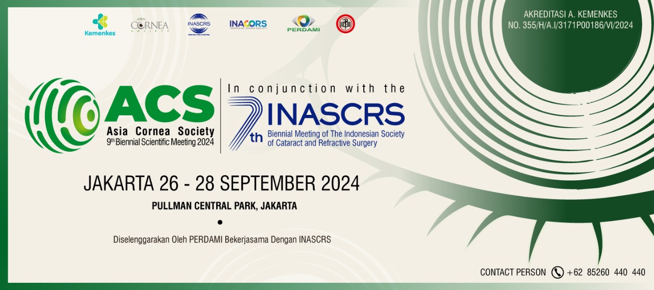 The 9th Asia Cornea Society in Conjunction with The 7th INASCRS Biennial Scientific Meeting 2024