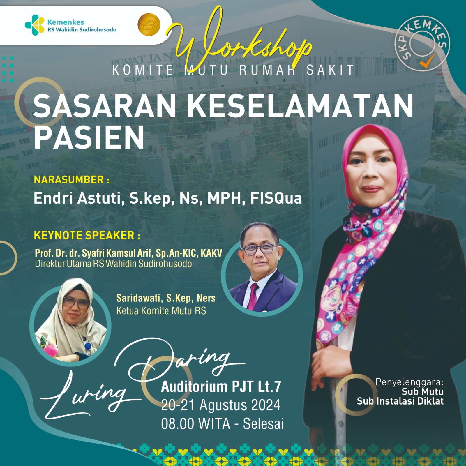 Workshop Sasaran Keselamatan Pasien
