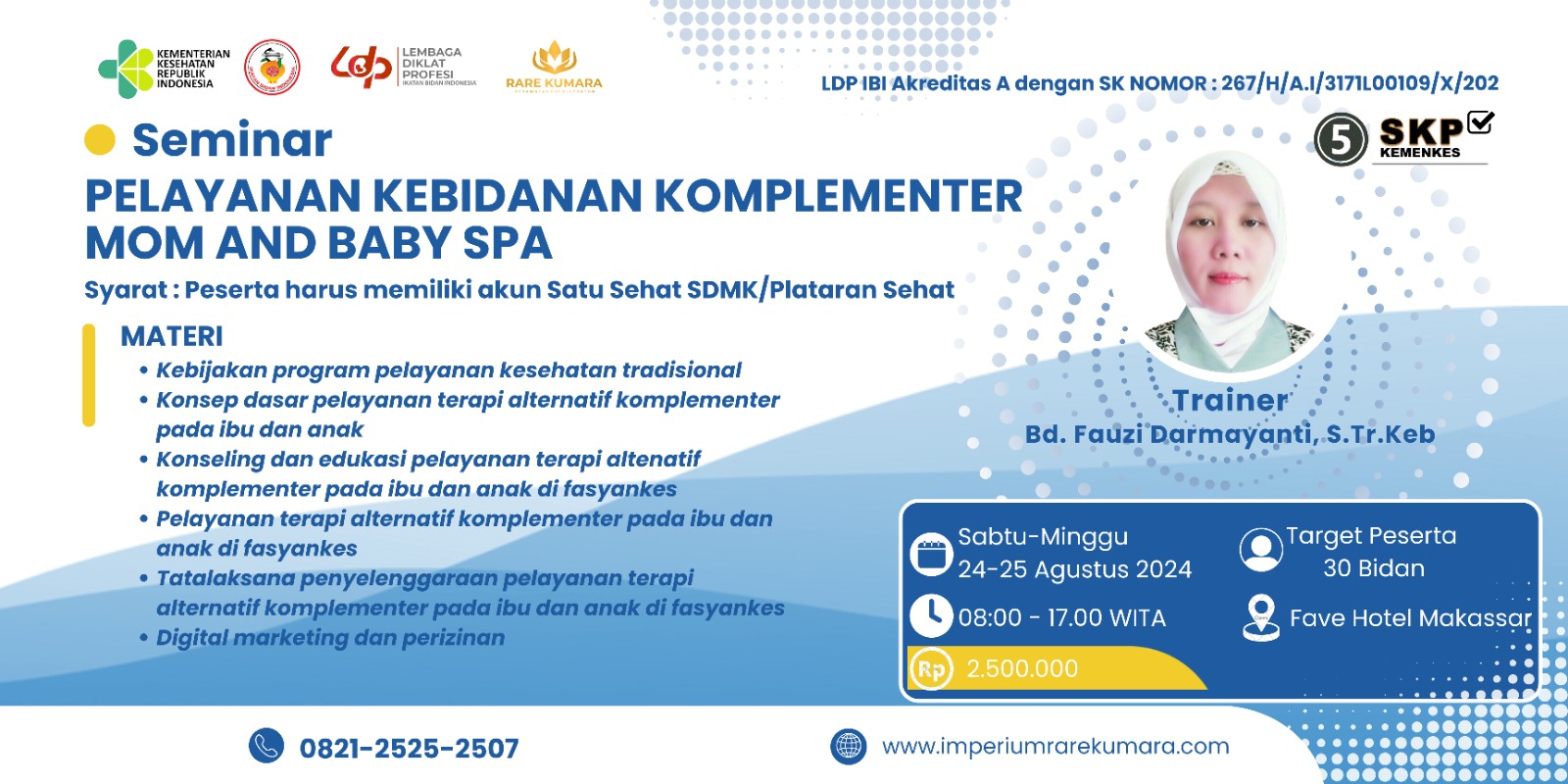 PELAYANAN KEBIDANAN KOMPLEMENTER (MOM AND BABY SPA)