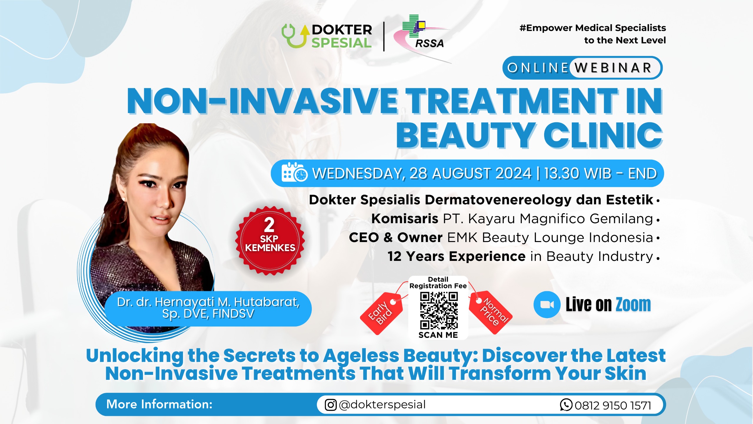 Webinar Non-Invasive Treatment in Beauty Clinic