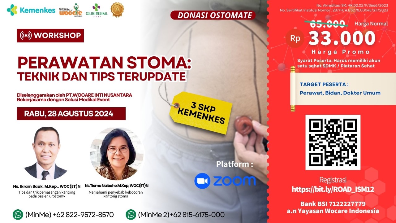 ROAD ISM 12 - PERAWATAN STOMA DENGAN TEKNIK DAN TIPS TERUPDATE