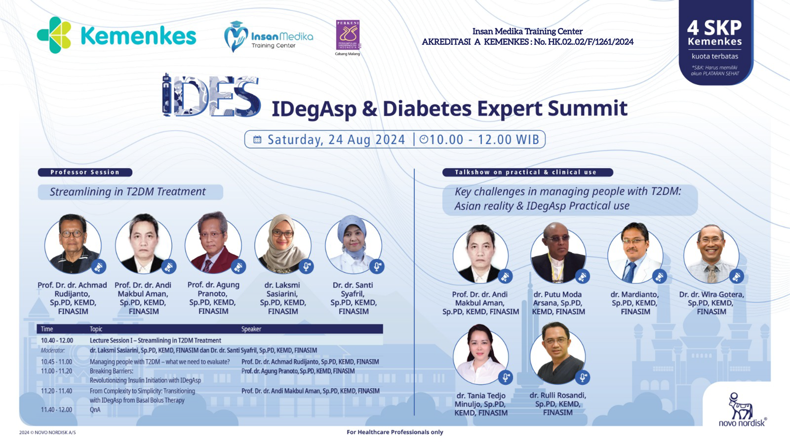 Seminar IDegAsp and Diabetes Expert Summit