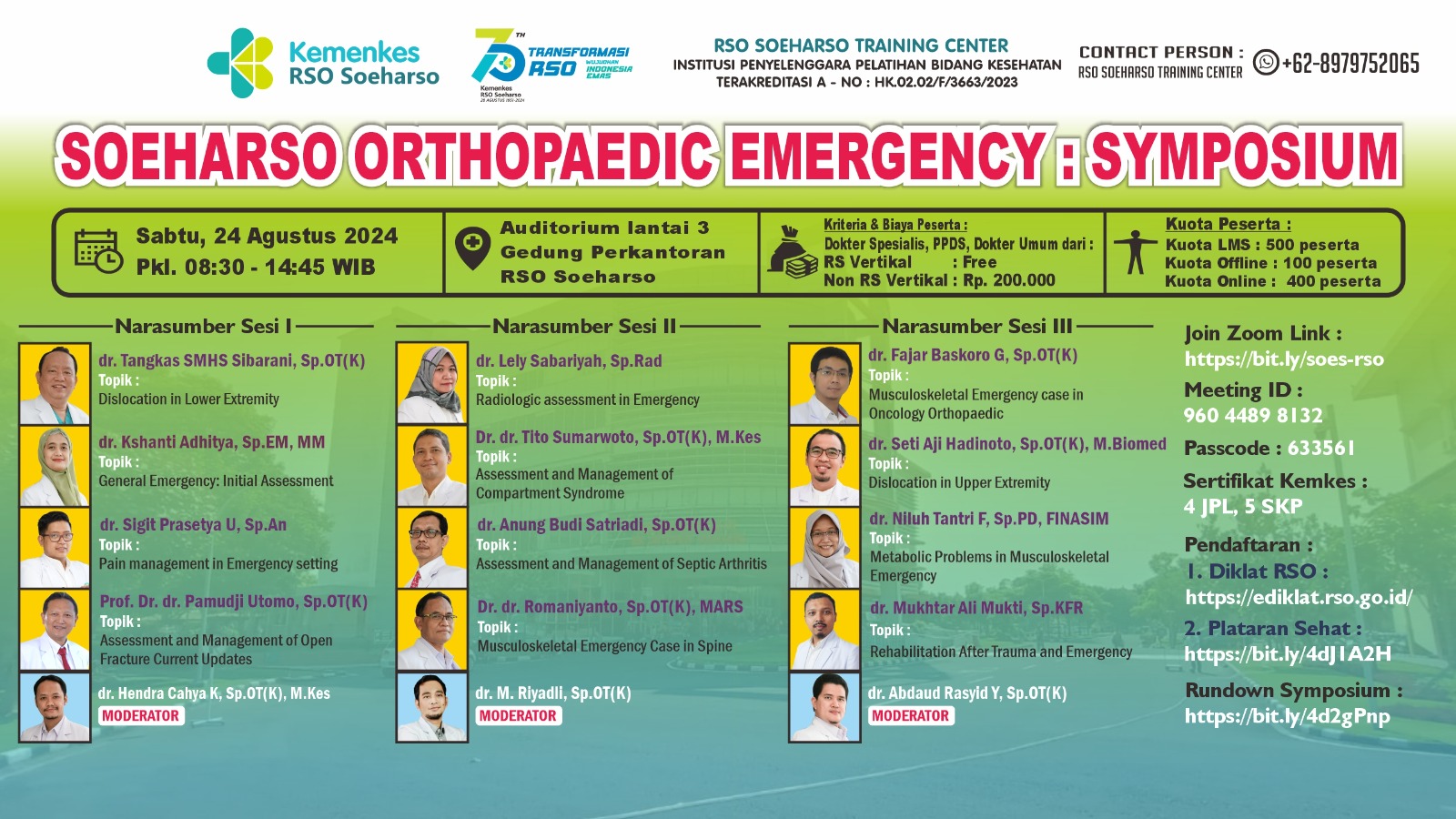 Soeharso Orthopaedic Emergency - Symposium