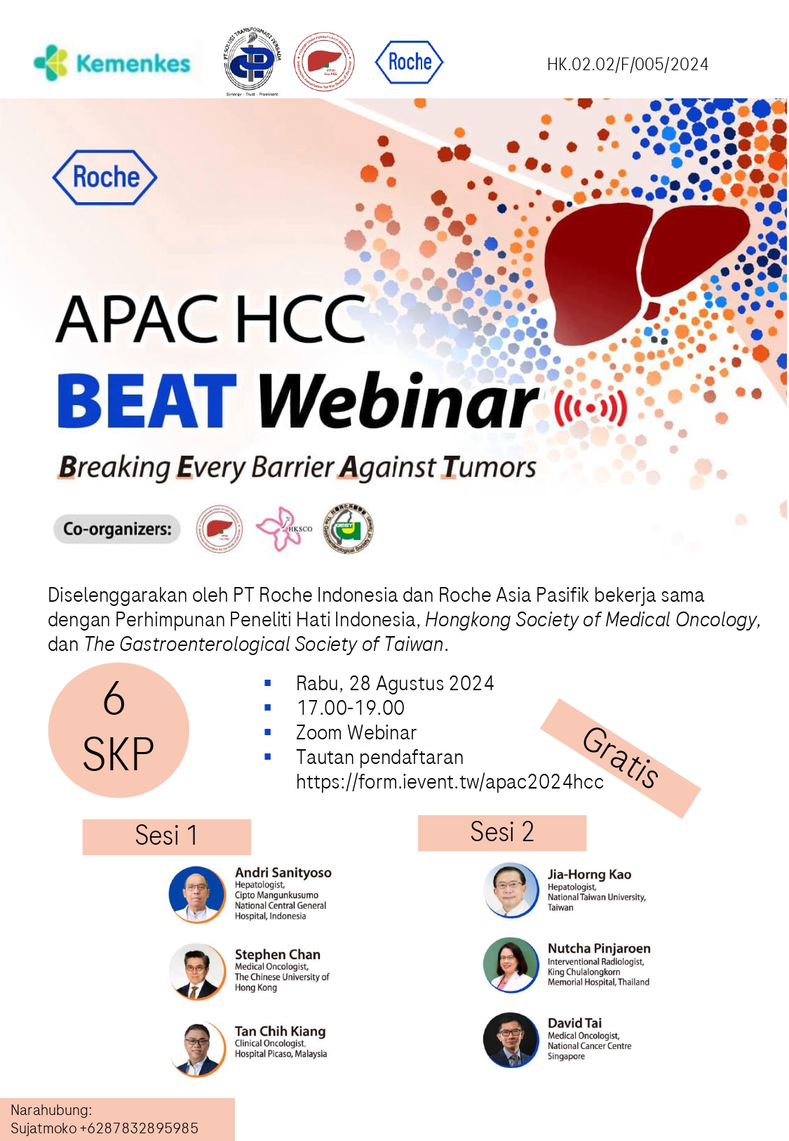 APAC BEAT WEBINAR SERIES. Breaking Every Barrier Against Tumors. Empowering Excellence. Uniting Insights for First-Line HCC Care with combination immunotherapy