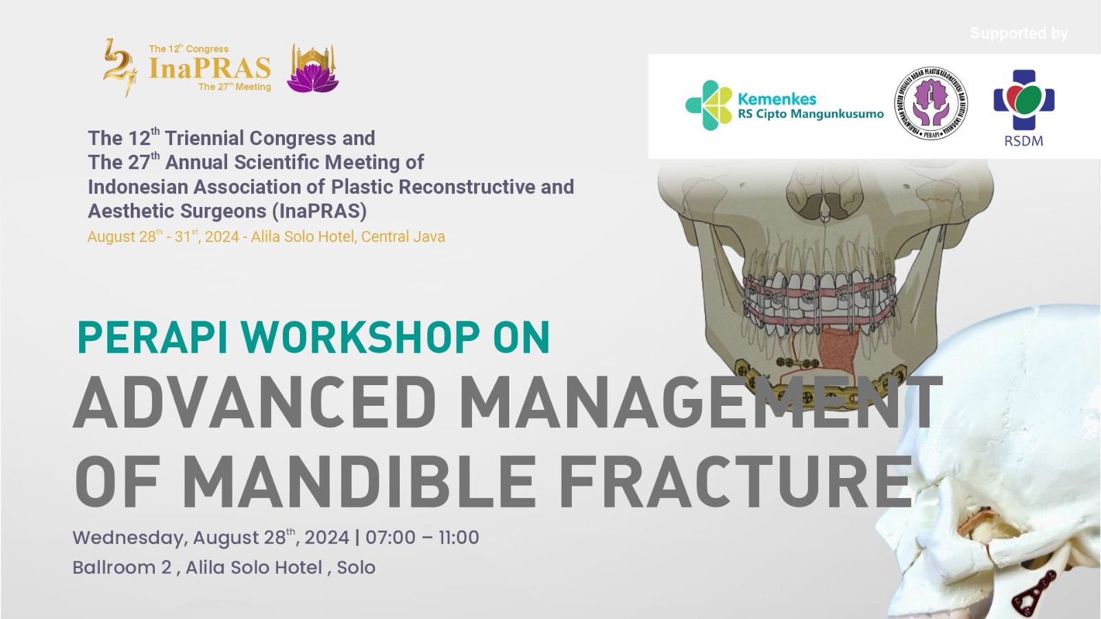 PERAPI Workshop on Advanced Mandible Fracture Management