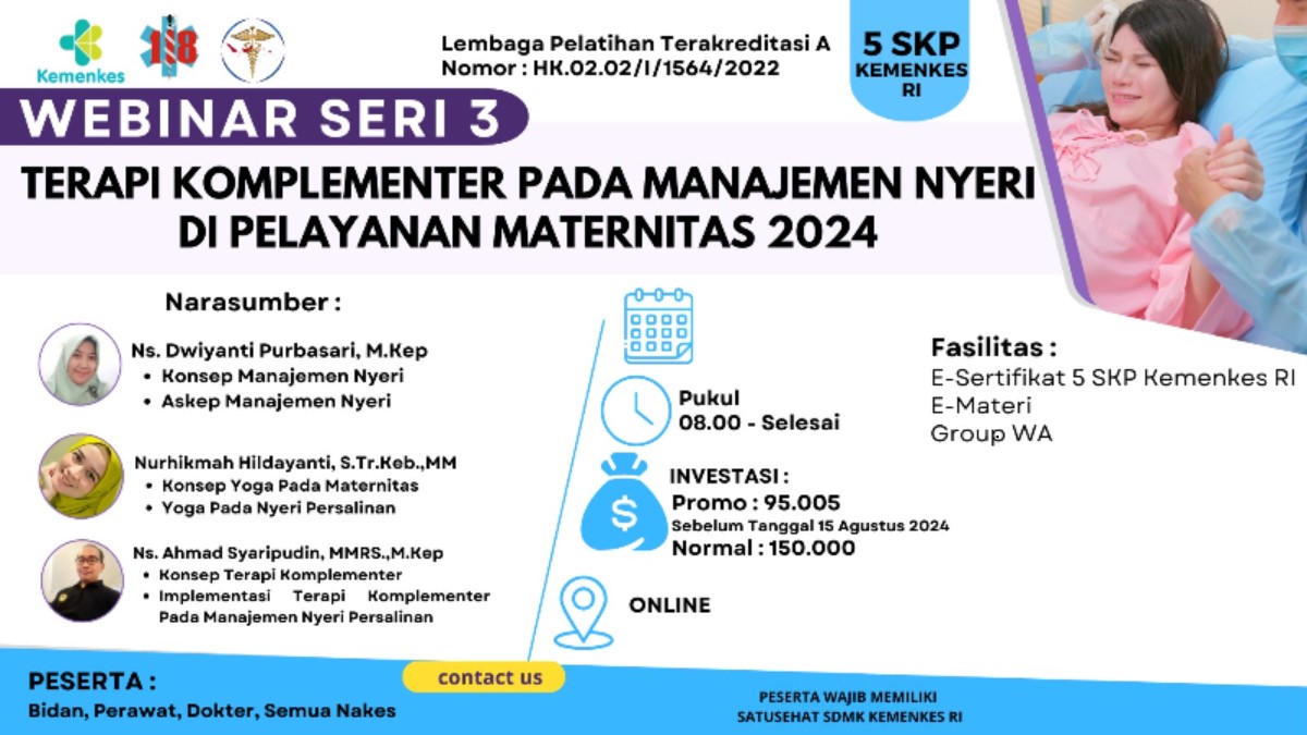 Terapi Komplementer Pada Manajemen Nyeri Di Pelayanan Maternitas 2024