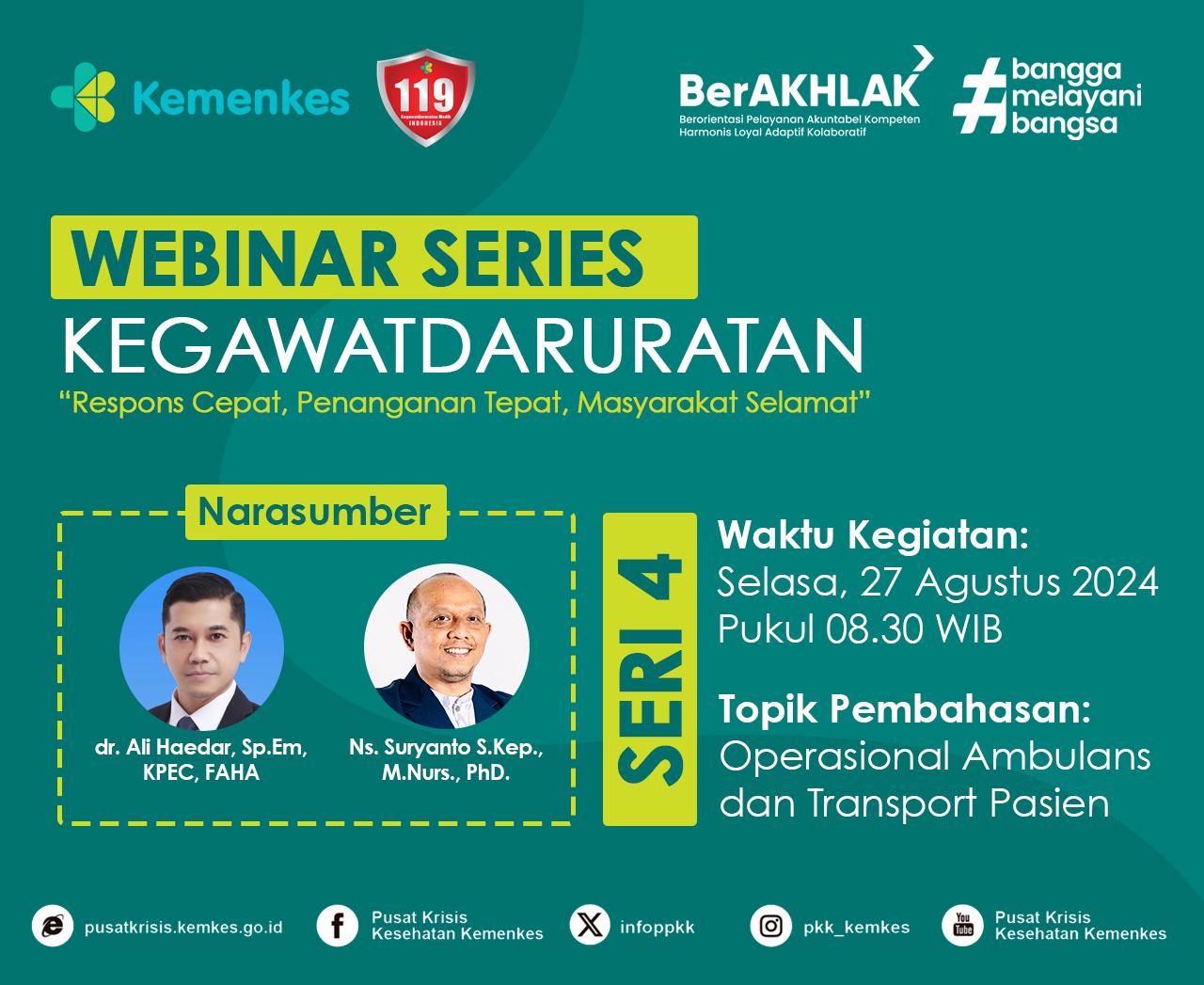 Webinar Series Kegawatdaruratan