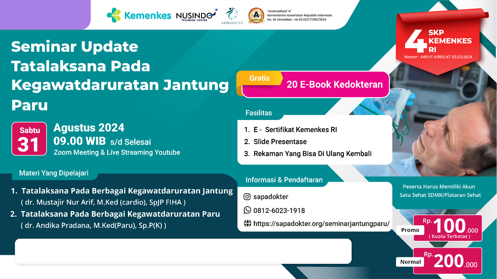 Update Tatalaksana Pada Kegawatdaruratan Jantung Paru
