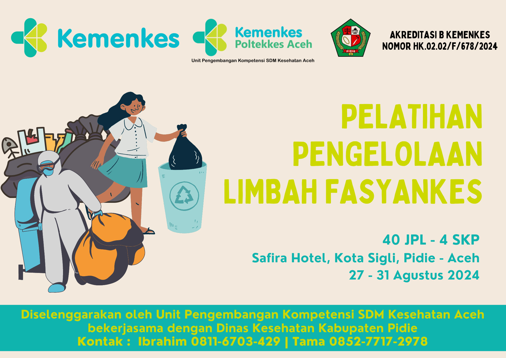 Pelatihan Pengelolaan Limbah Fasyankes