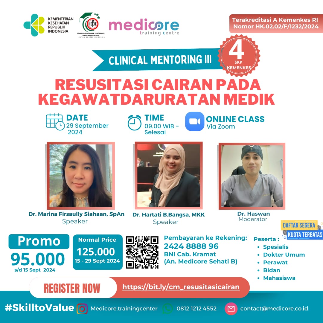 RESUSITASI CAIRAN PADA KEGAWATDARURATAN MEDIS