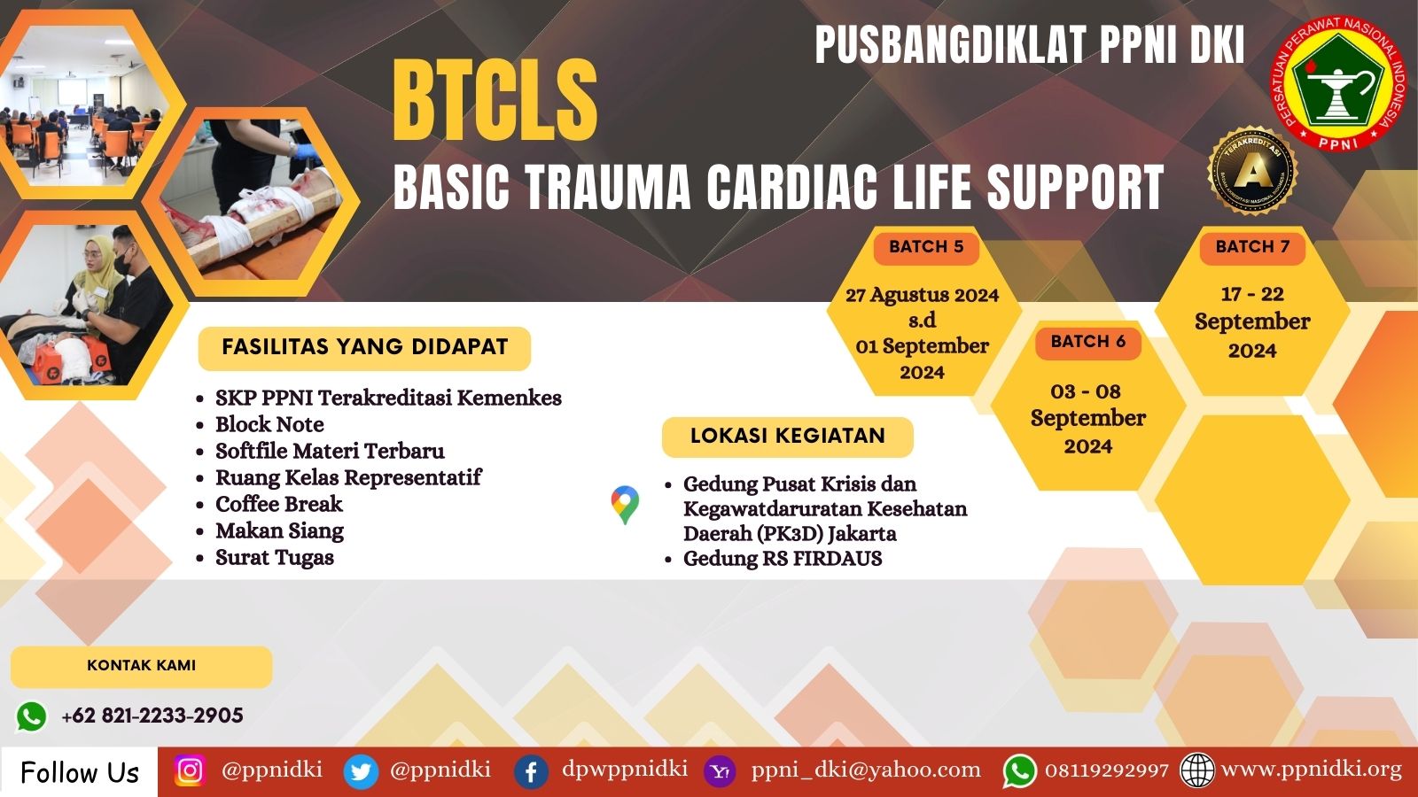 13442_Pelatihan Basic Trauma Cardiac Life Support (BTCLS) Kelas A di  RS Firdaus Jakarta Utara