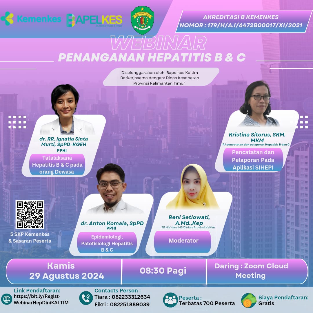 WEBINAR PENANGANAN HEPATITIS B DAN C SECARA DINI