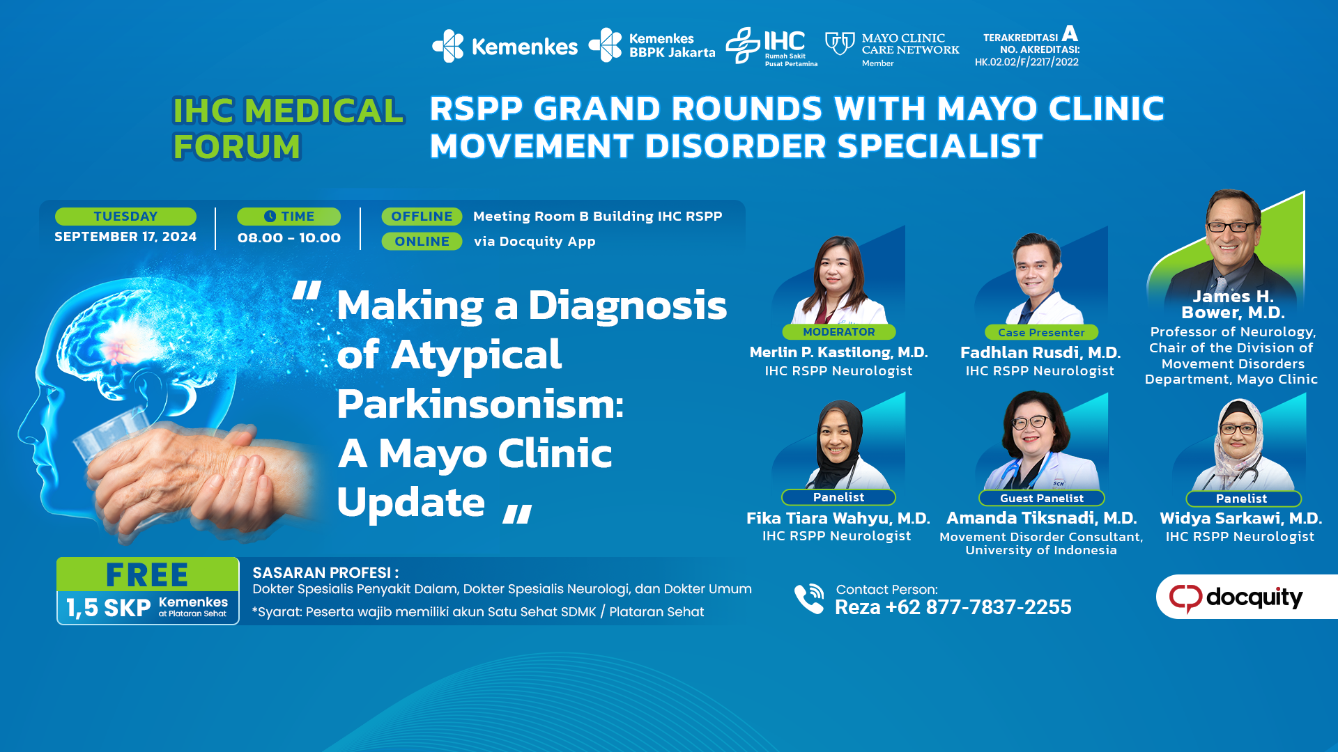 RSPP - Grand Rounds With Mayo Clinic Movement Disorders Specialist - Making a Diagnosis of Atypical Parkinsonism