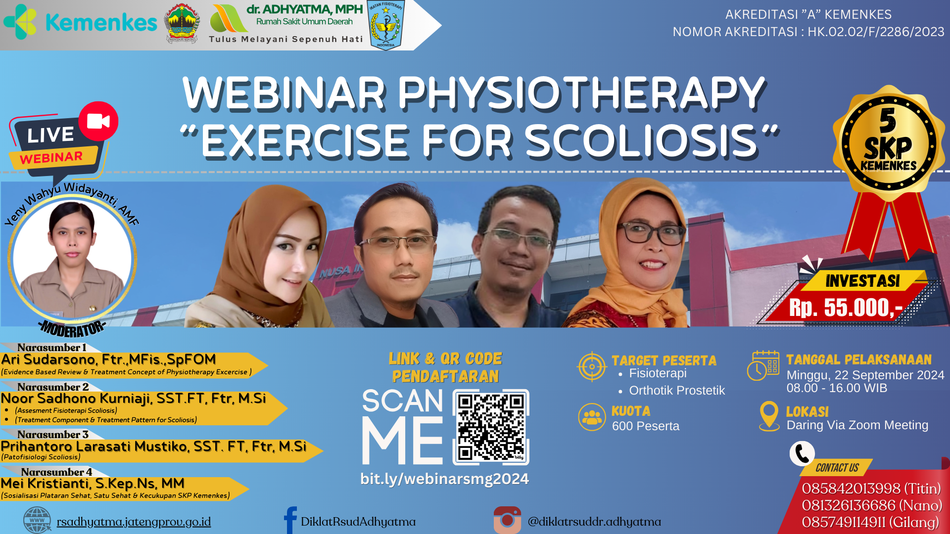 Webinar Physiotherapy Exercise For Scoliosis
