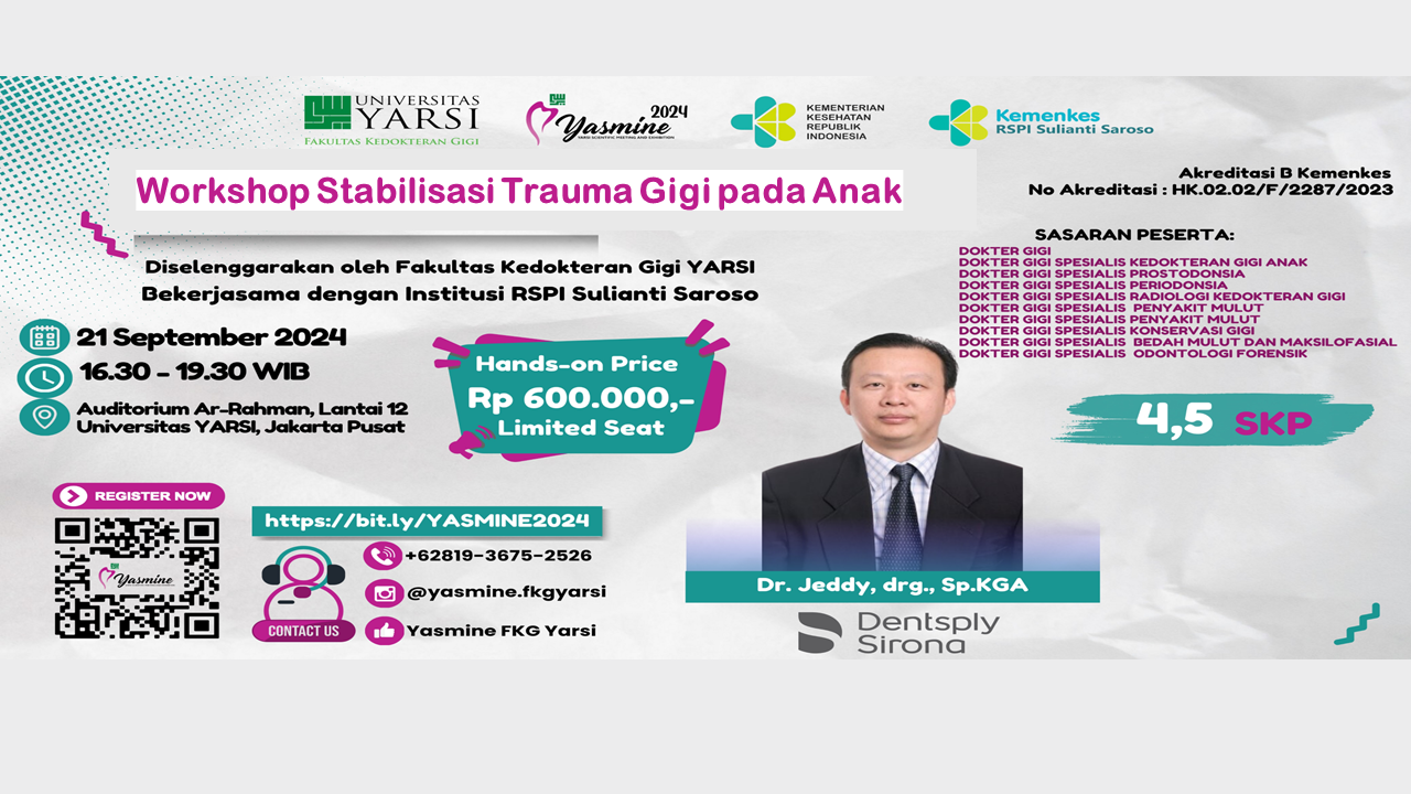 Stabilisasi Trauma Gigi pada Anak