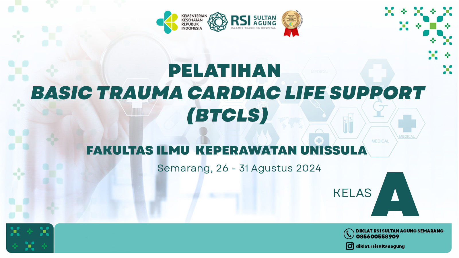 Pelatihan Basic Trauma Cardiac Life Support (BTCLS)