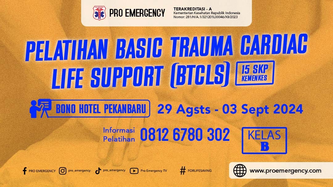 Pelatihan Basic Trauma Cardiac Life Support (BTCLS)
