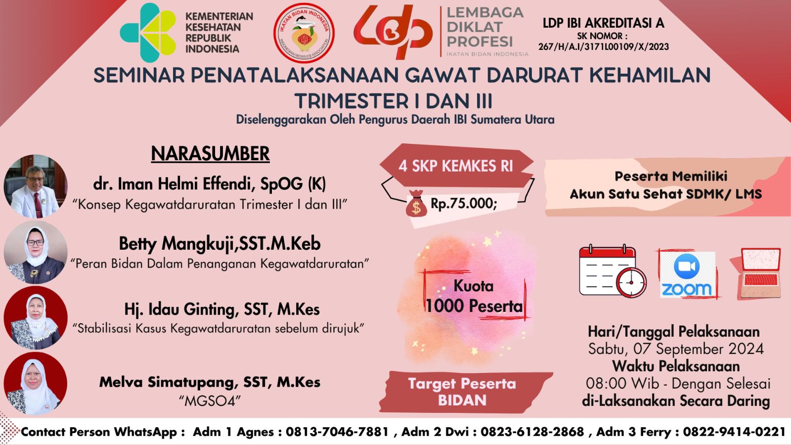 PENATALAKSANAAN GAWAT DARURAT KEHAMILAN TRIMESTER I DAN III