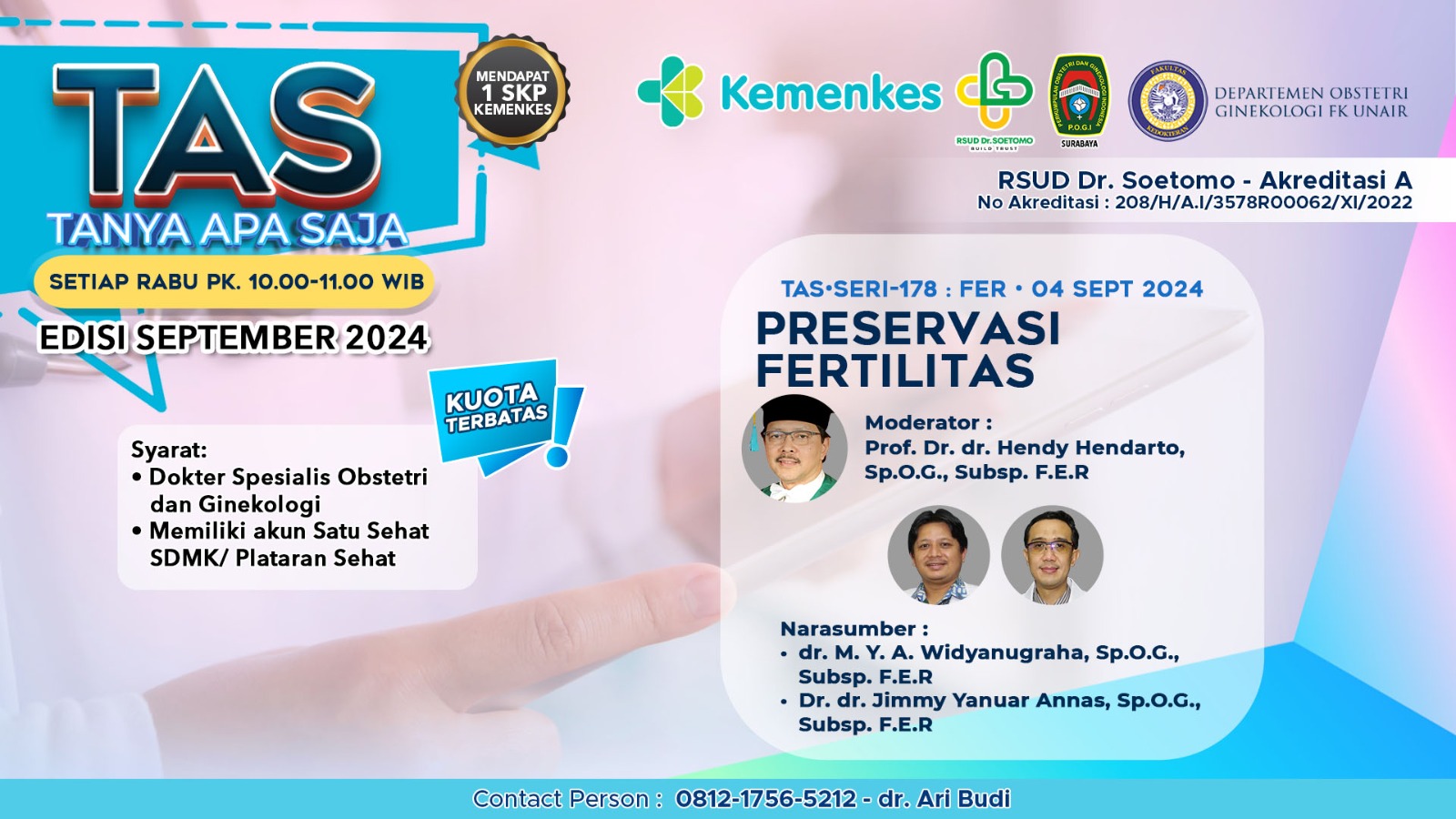 Webinar Preservasi Fertilitas