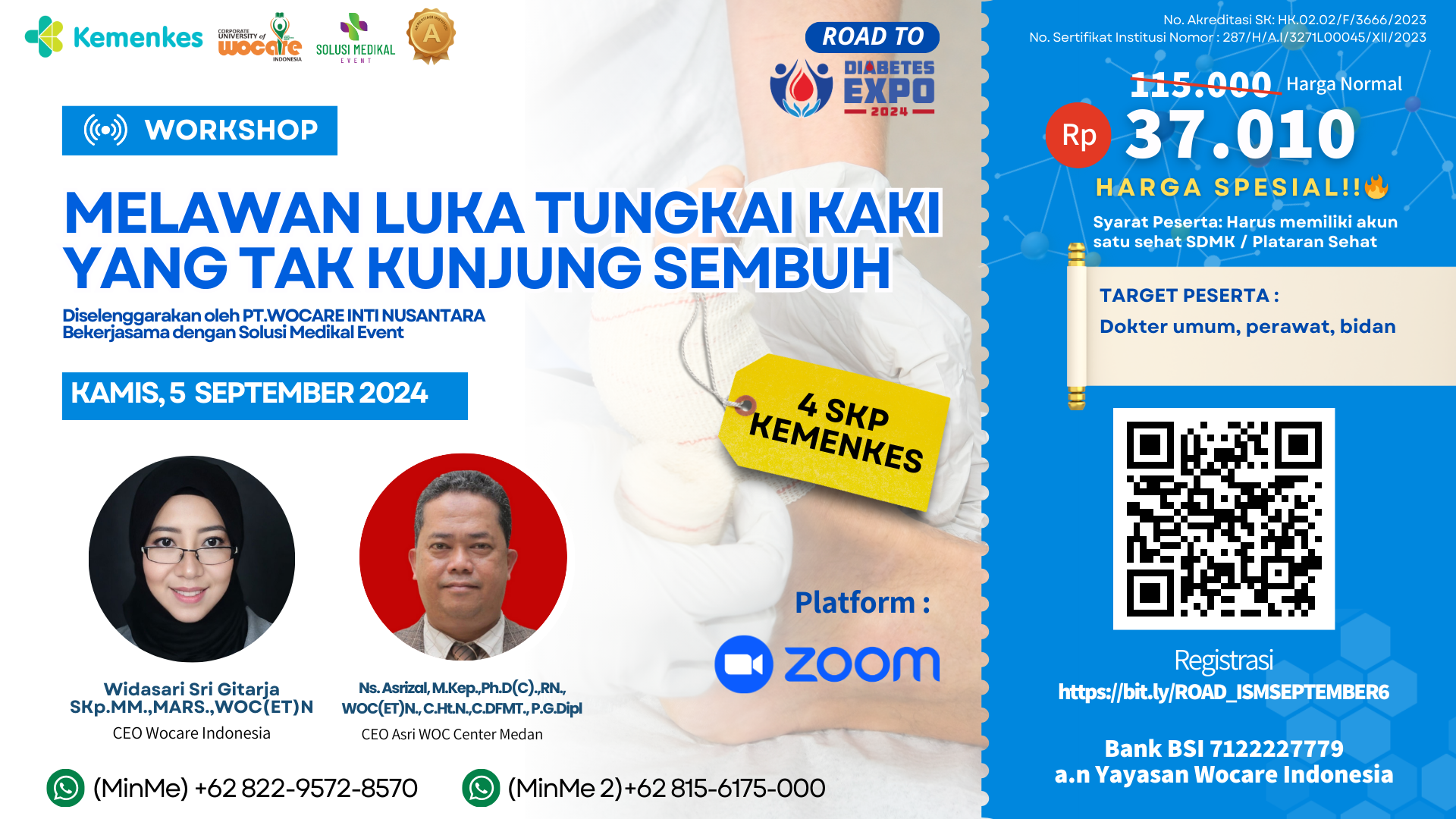 ROAD ISM 16 - MELAWAN LUKA TUNGKAI KAKI YANG TAK KUNJUNG SEMBUH