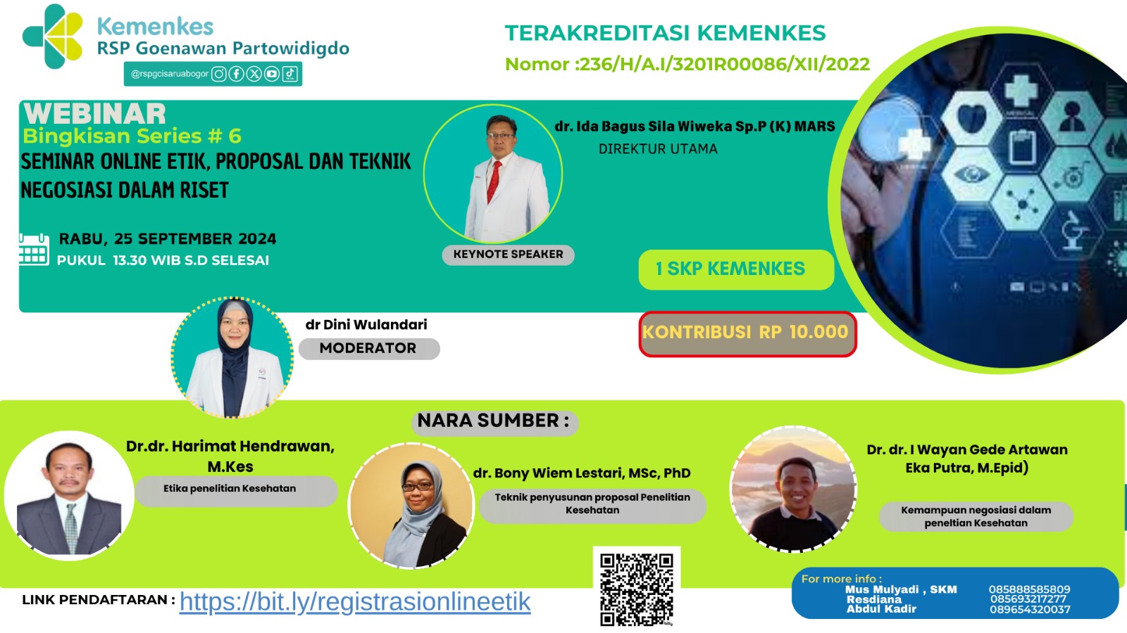 SEMINAR BINGKISAN SERIES 6  ETIK, PROPOSAL DAN TEKNIK NEGOSIASI DALAM PENELITIAN