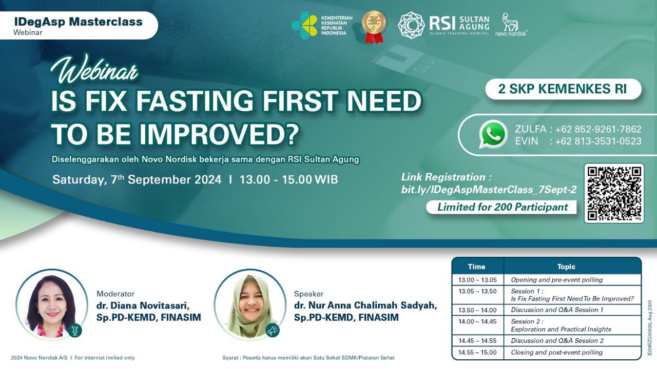 IDegAsp Masterclass  Is Fix Fasting First Need to be Improved