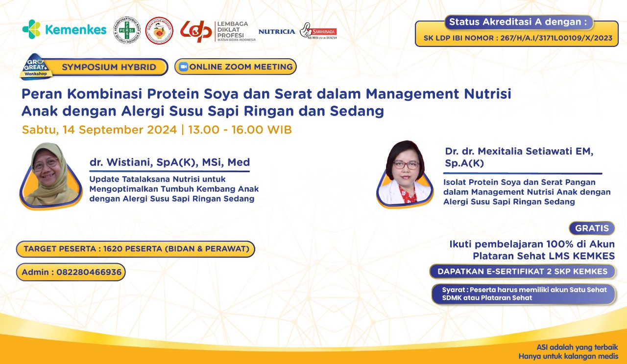 Peran Kombinasi Protein Soya dan Serat dalam Management Nutrisi Anak dengan Alergi Susu Sapi Ringan dan Sedang kota Semarang
