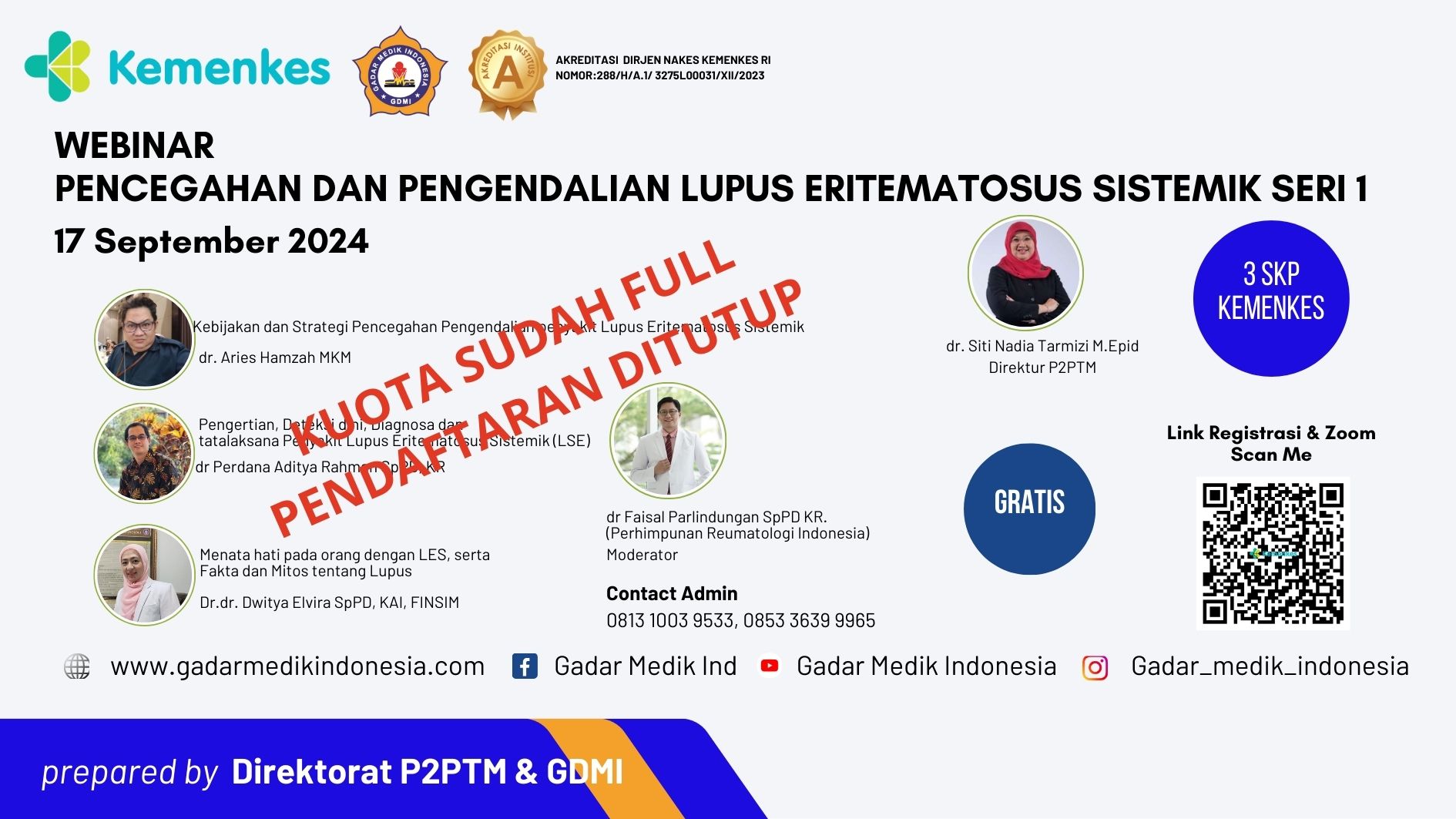 Webinar Pencegahan dan Pengendalian Lupus Eritematosus Sistemik seri 1