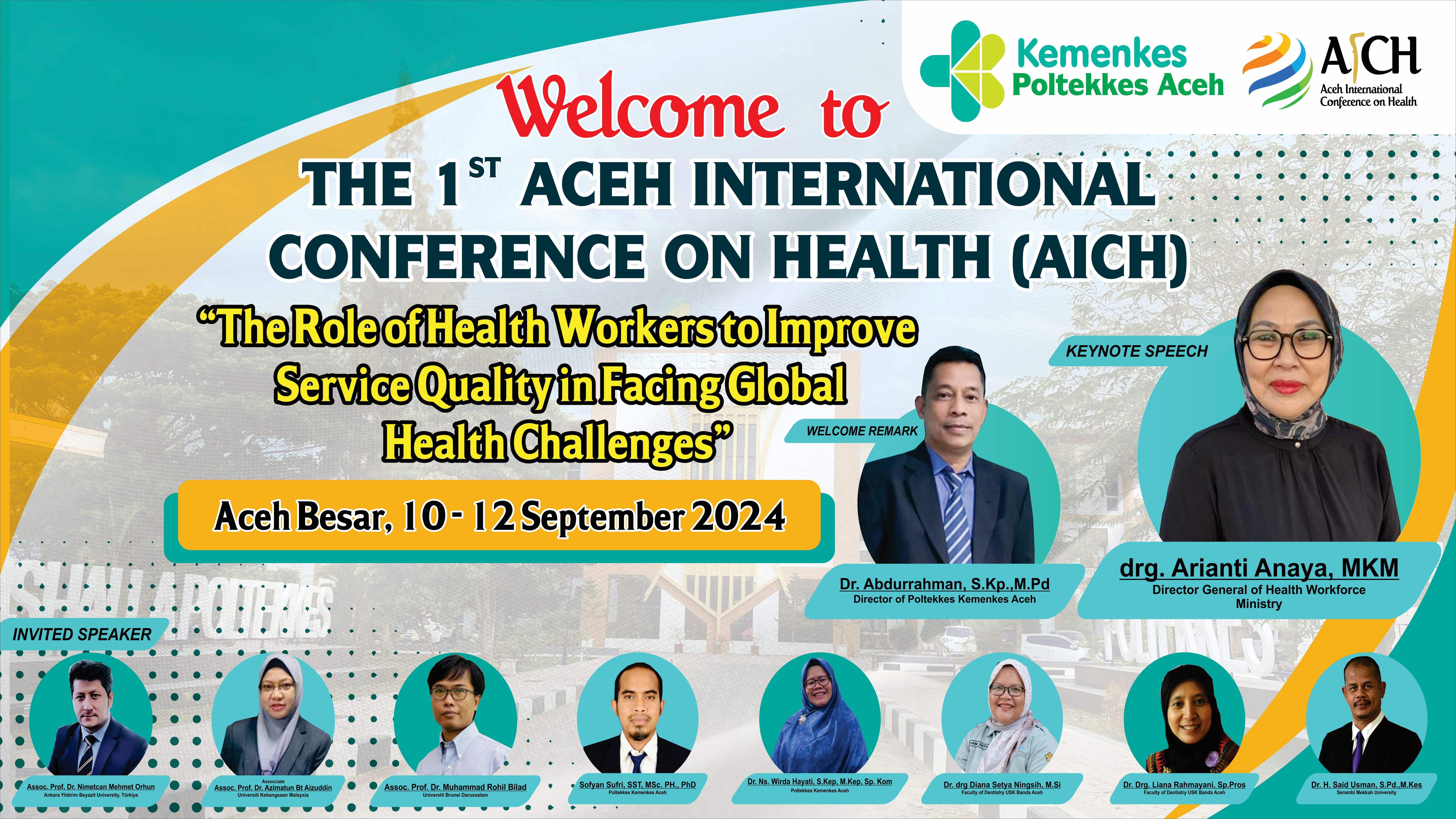 The First Aceh International Conference On Health (AICH)