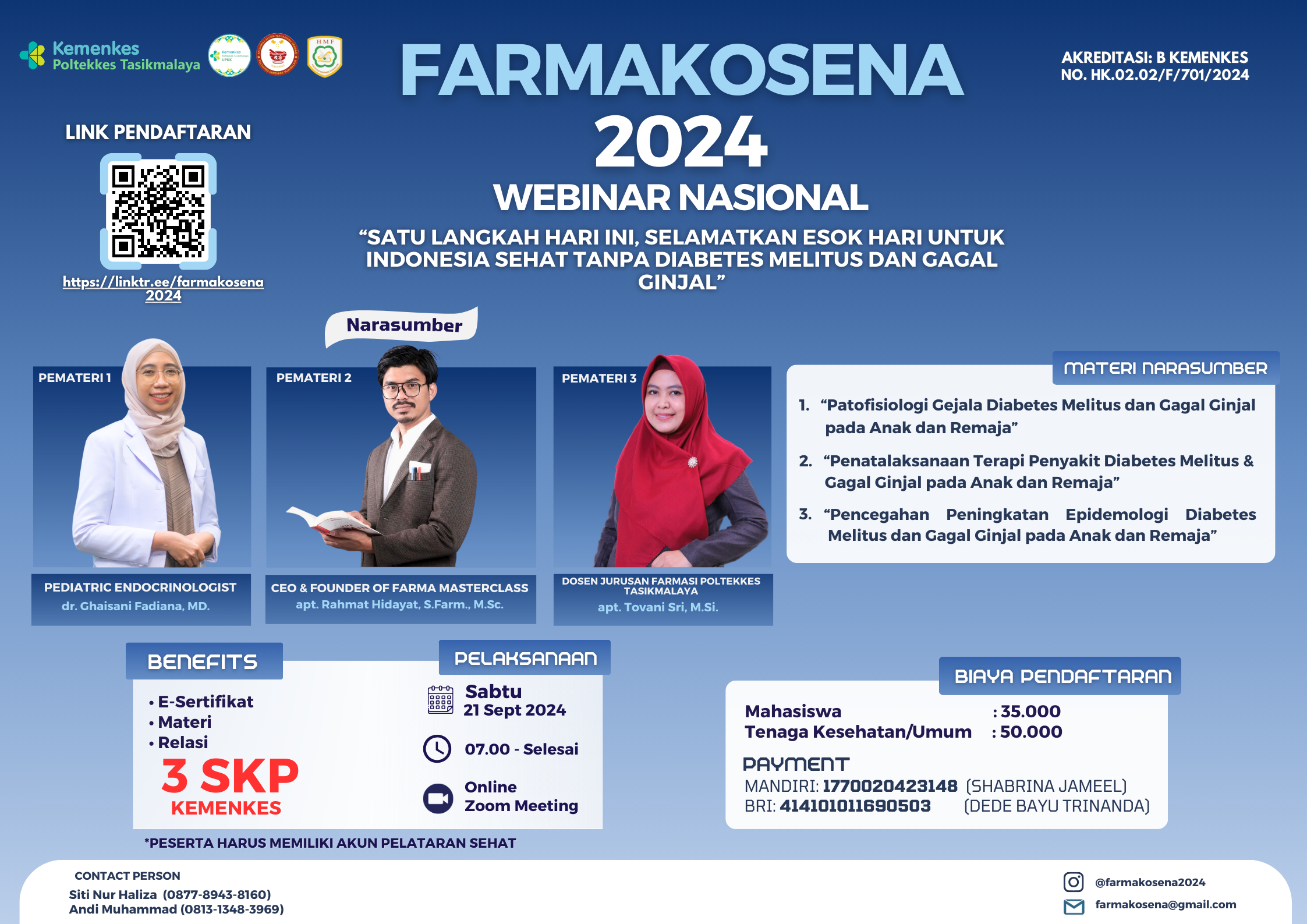 Satu Langkah Hari ini, Selamatkan Esok Hari untuk Indonesia Sehat Tanpa Diabetes Melitus dan Gagal Ginjal