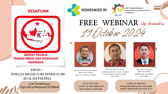 Webinar Tenaga Medis dan Tenaga Kesehatan sebagai Pekerja