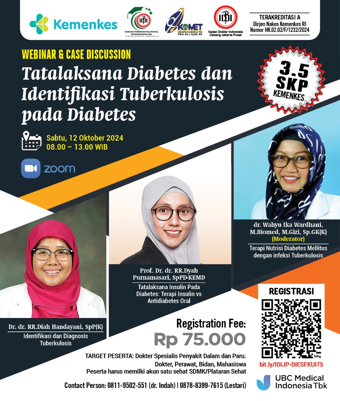 Webinar Tatalaksana Diabetes dan Identifikasi Tuberkulosis pada Diabetes