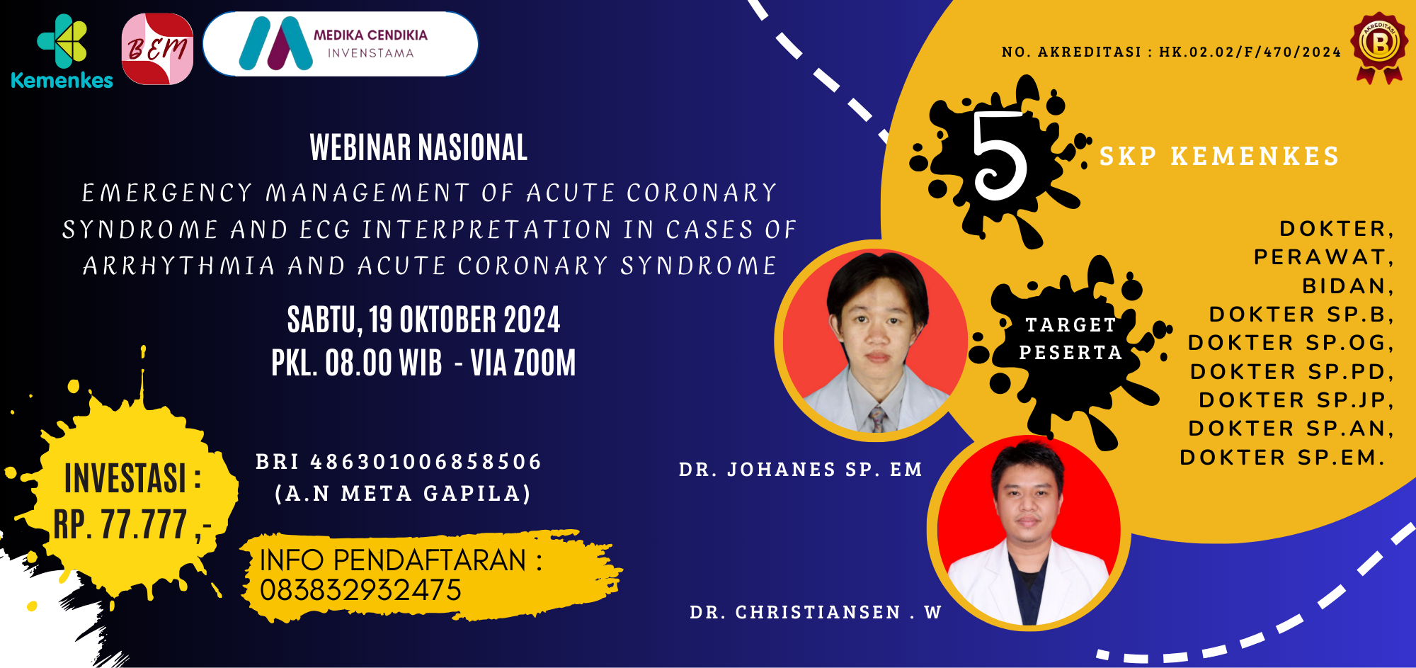 EMERGENCY MANAGEMENT OF ACUTE CORONARY SYNDROME AND ECG INTERPRETATION IN CASES OF ARRHYTHMIA AND ACUTE CORONARY SYNDROME