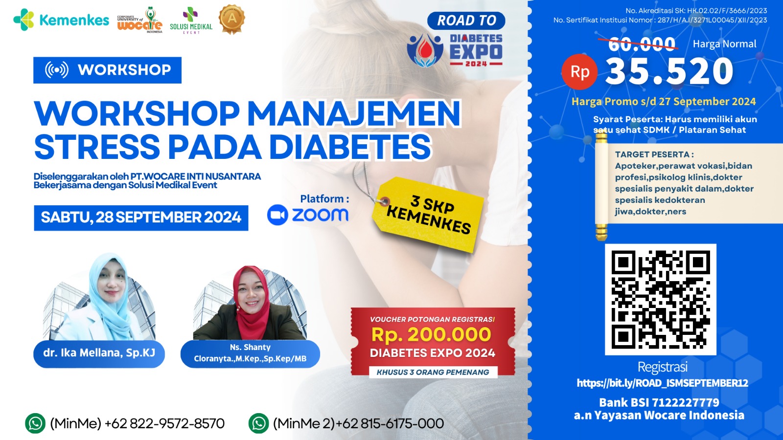 ROAD ISM 24 WORKSHOP MANAJEMEN STRESS PADA DIABETES