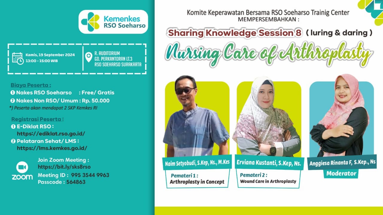 Workshop Nursing Care Of Arthroplasty