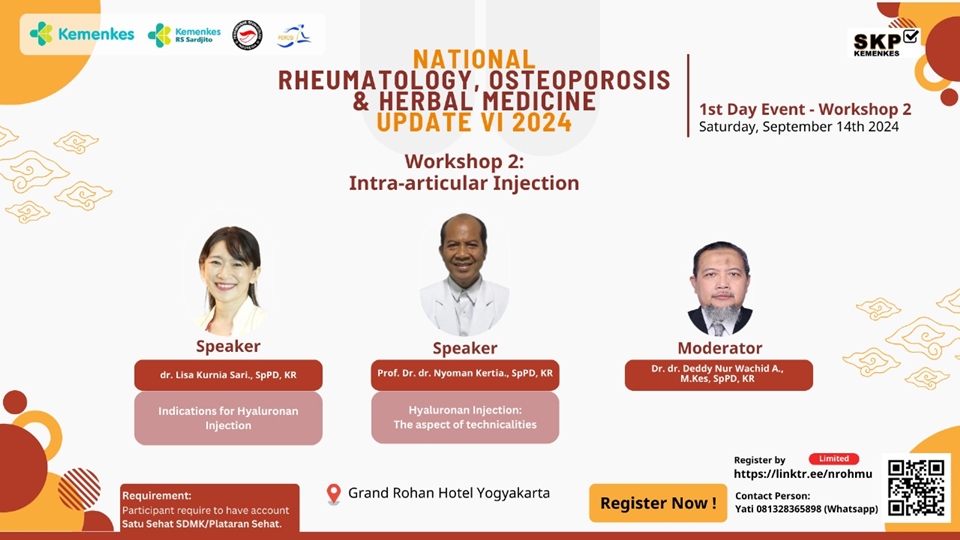 Workshop Intraarticular Injection