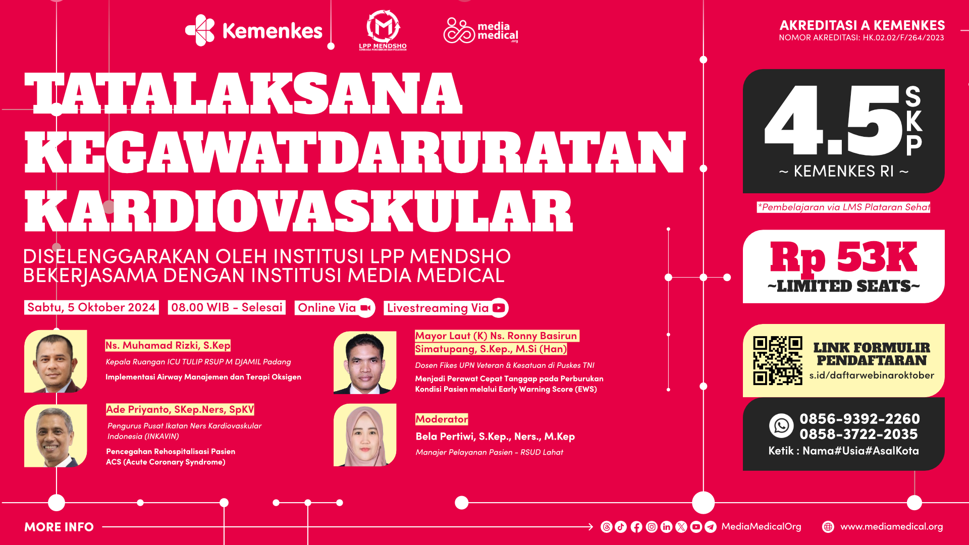 Webinar Kesehatan Tatalaksana Kegawatdaruratan Kardiovaskular