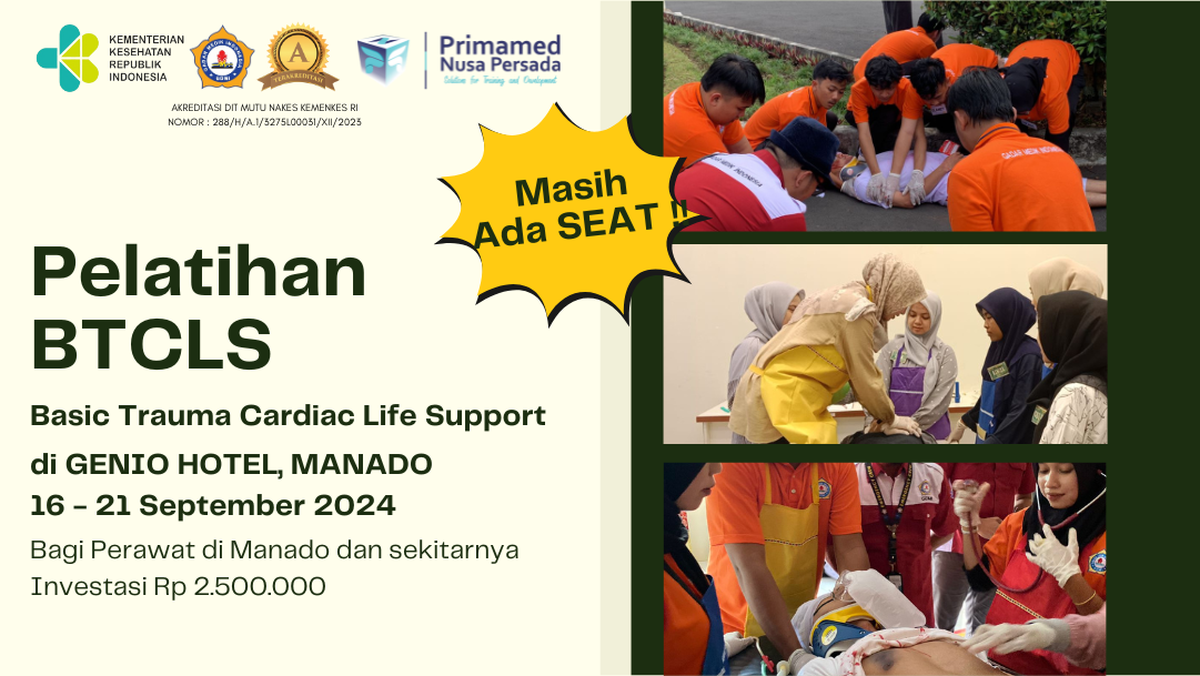 Pelatihan Basic Trauma Cardiac Life Support (BTCLS) di Manado