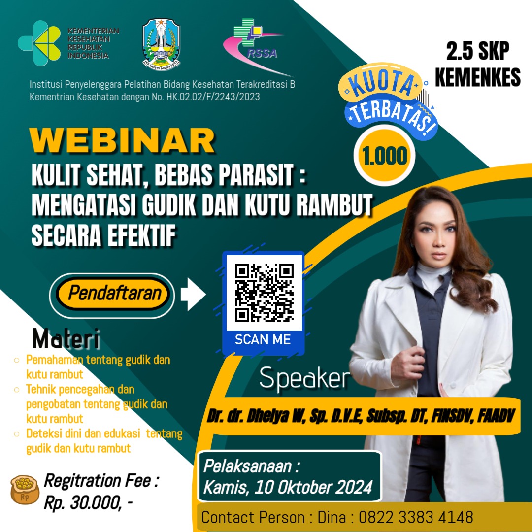 SEMINAR KULIT SEHAT, BEBAS PARASIT MENGATASI GUDIK DAN KUTU RAMBUT SECARA EFEKTIF